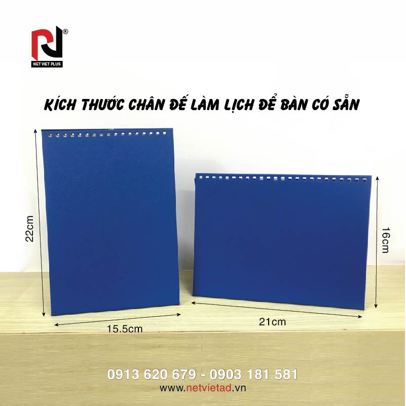 Đặc điểm của chân đế làm lịch để bàn của Nét Việt Plus có gì nổi bật.