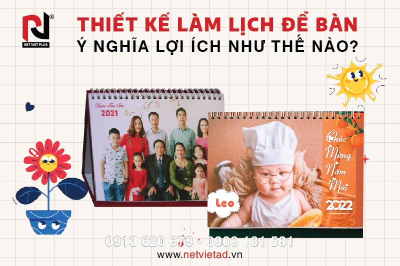 Thiết kế lịch để bàn có ý nghĩa như nào