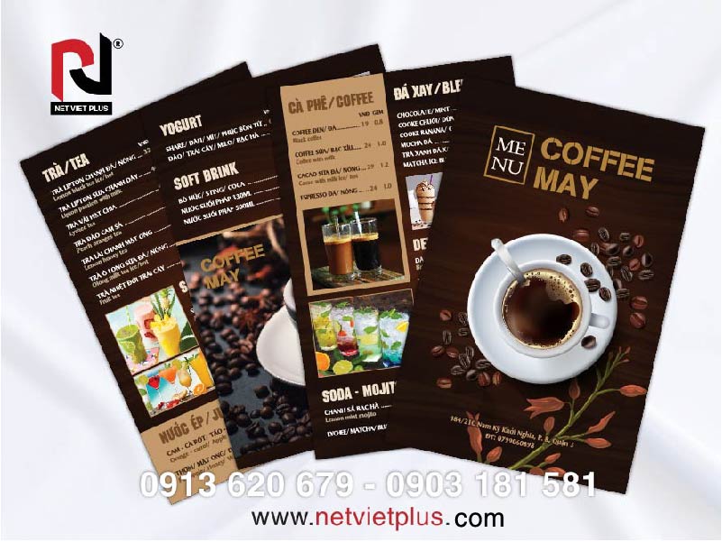 Cách thiết kế menu cà phê hiệu quả